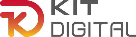 Logotipo de Kit Digital, que representa servicios de transformación digital y apoyo a empresas en su digitalización.